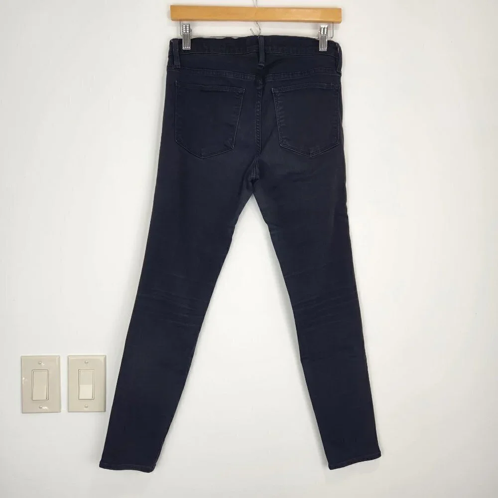 FRAME Denim Le High Skinny Jeans Size‎ 28 Black Vian Stretch USA Made